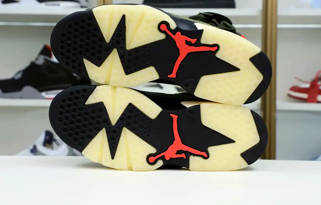 6 JORDAN SCOTT 'OLIVE' X RETRO TRAVIS AIR 0423